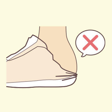 正しい靴の履き方　チェック3